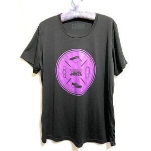 Calgary Marathon 10K Women's Tee Size XL Black